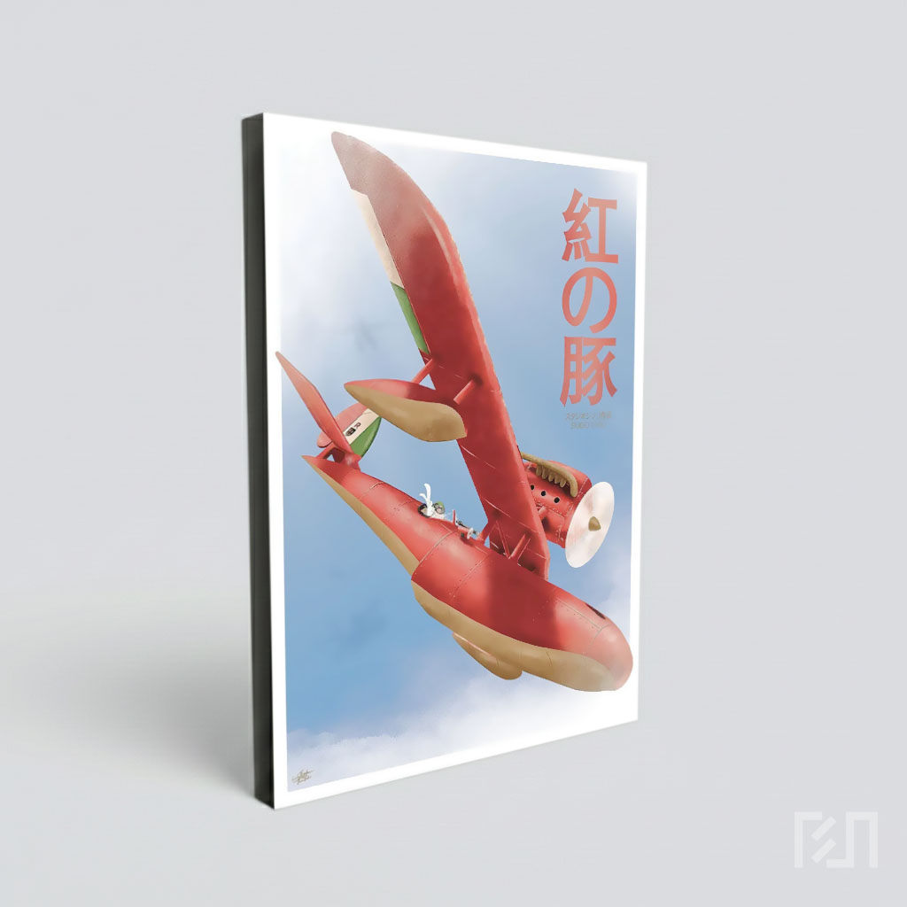 Poster Film Porco Rosso Studio Ghibli
