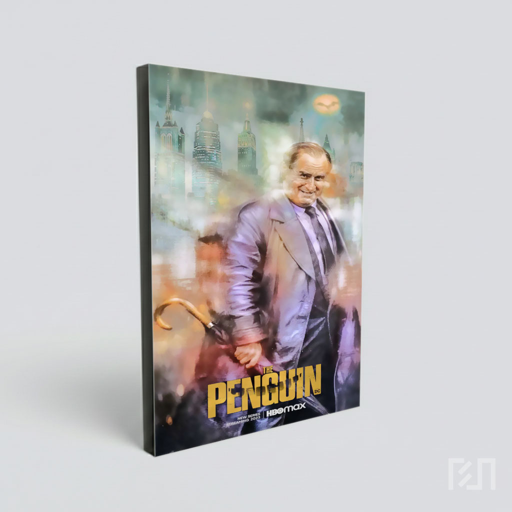 Poster Film Potret Pria dengan Payung