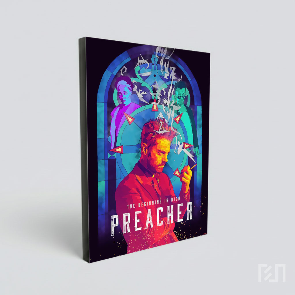 Poster Film Preacher: The Beginning Is Nigh