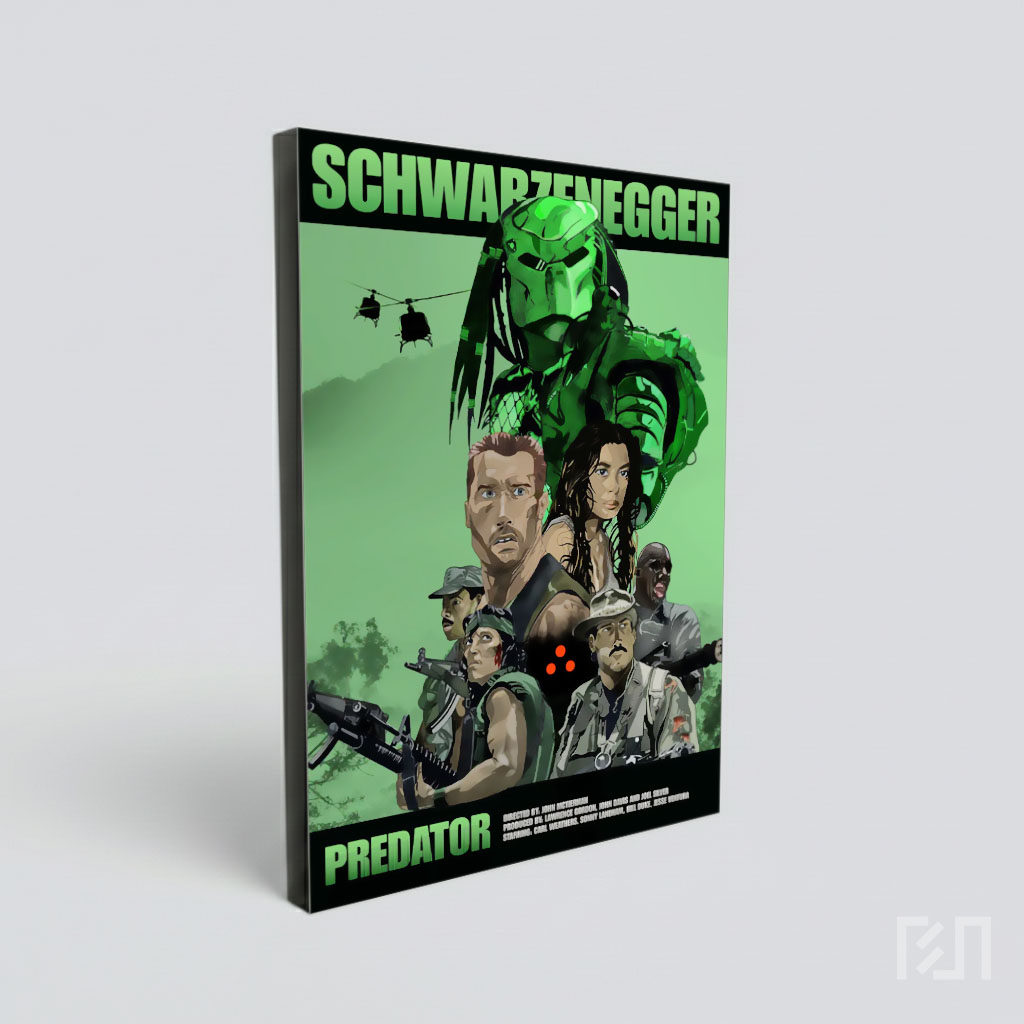 Poster Film Predator (1987) Ilustrasi