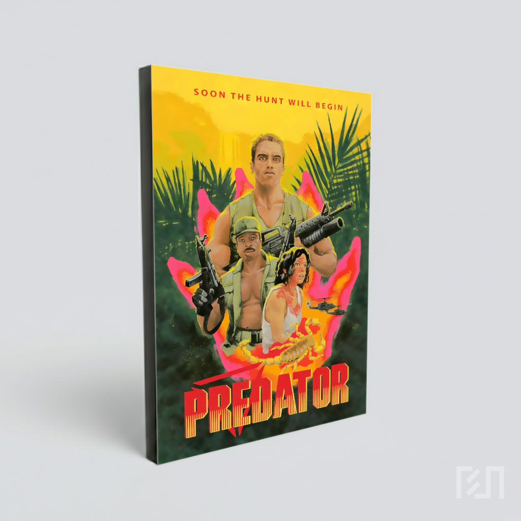 Poster Film Predator (1987) - Seni Ilustrasi Klasik