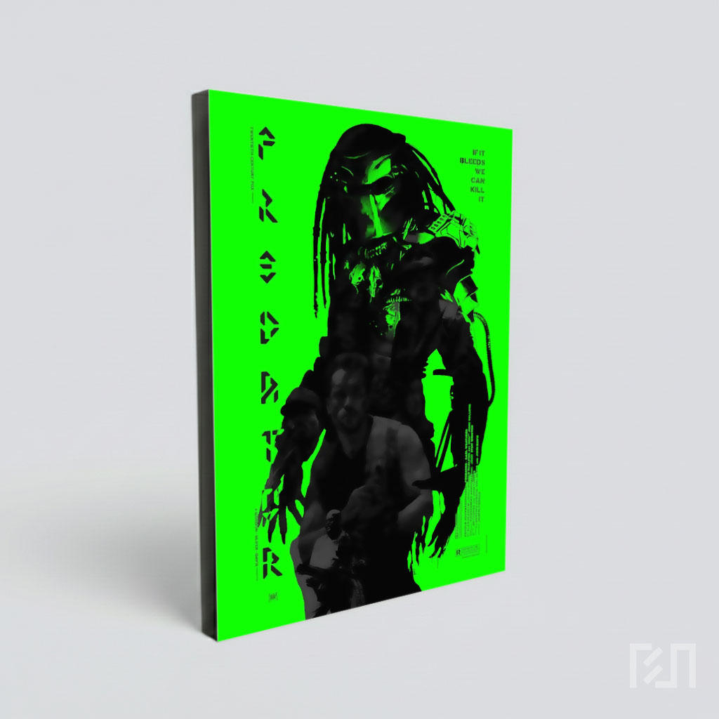 Poster Film Predator (1987) - Seni Minimalis