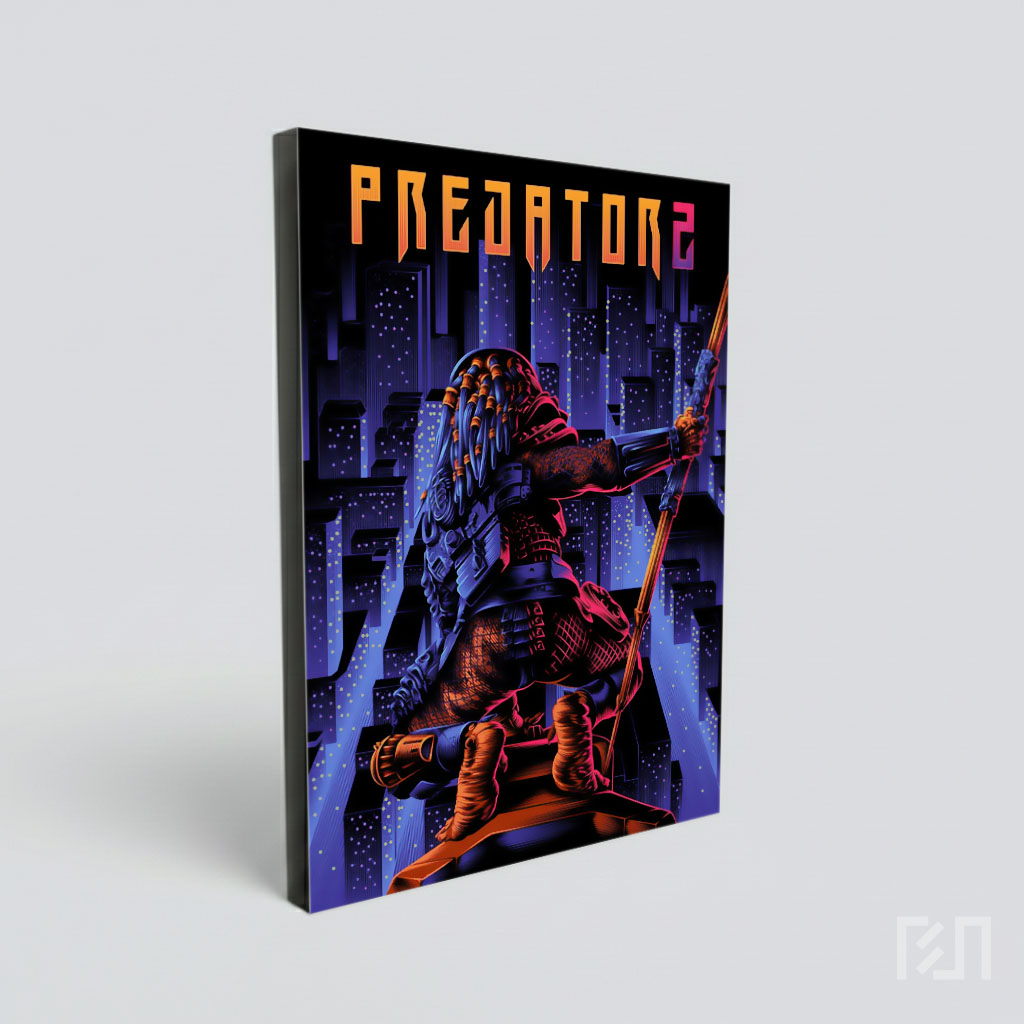 Poster Film Predator 2: Seni Ilustrasi Ikonik