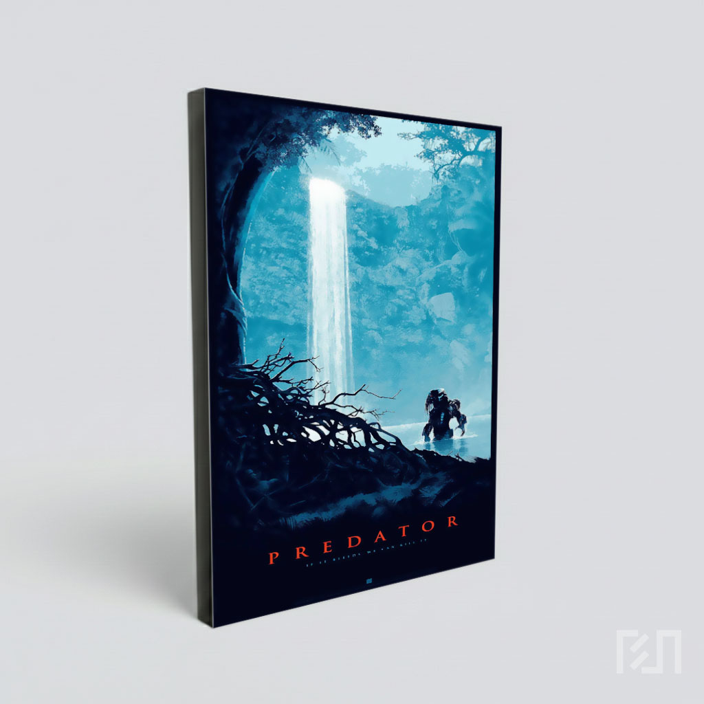 Poster Film Predator di Air Terjun