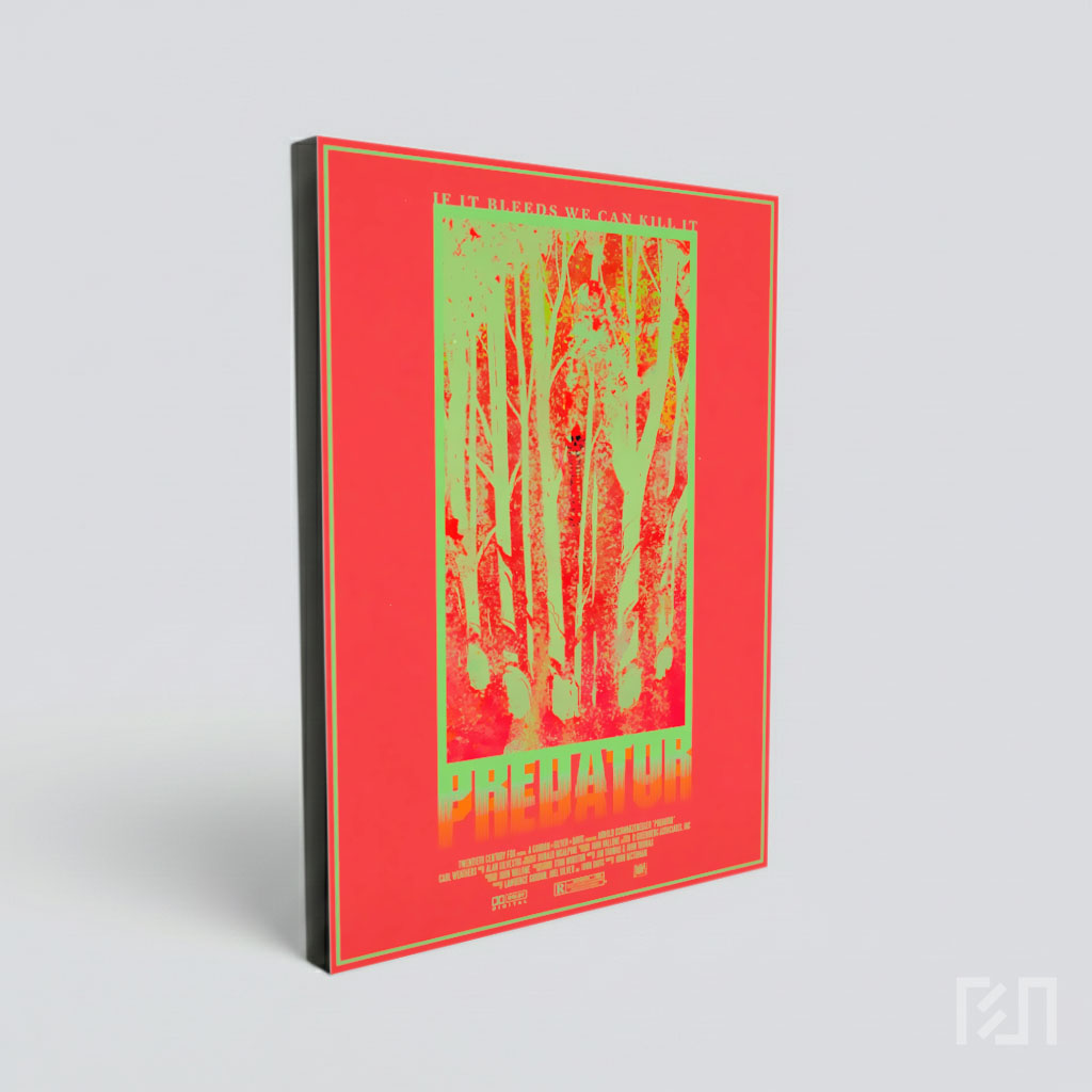 Poster Film Predator Seni Hutan Merah