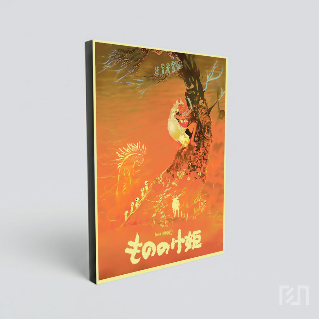 Poster Film Princess Mononoke Karya Hayao Miyazaki