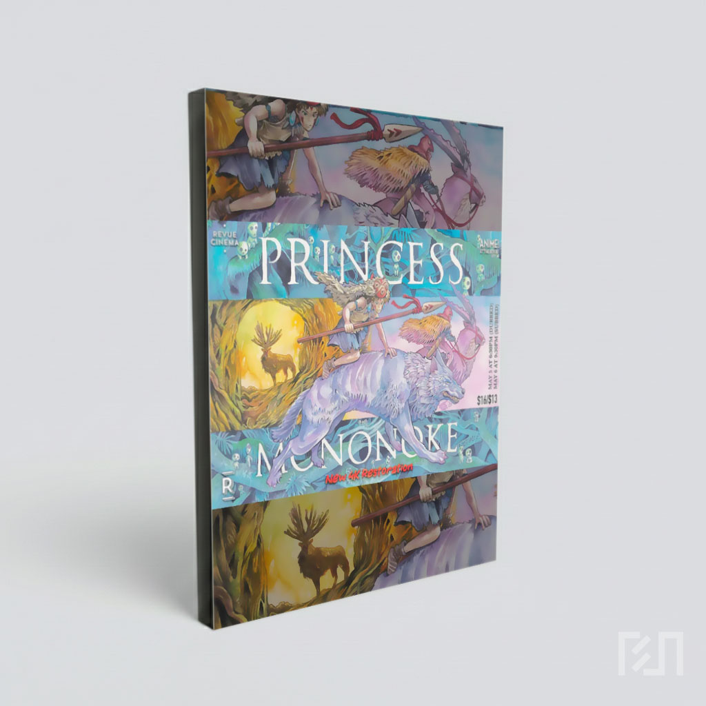 Poster Film Princess Mononoke Restorasi 4K