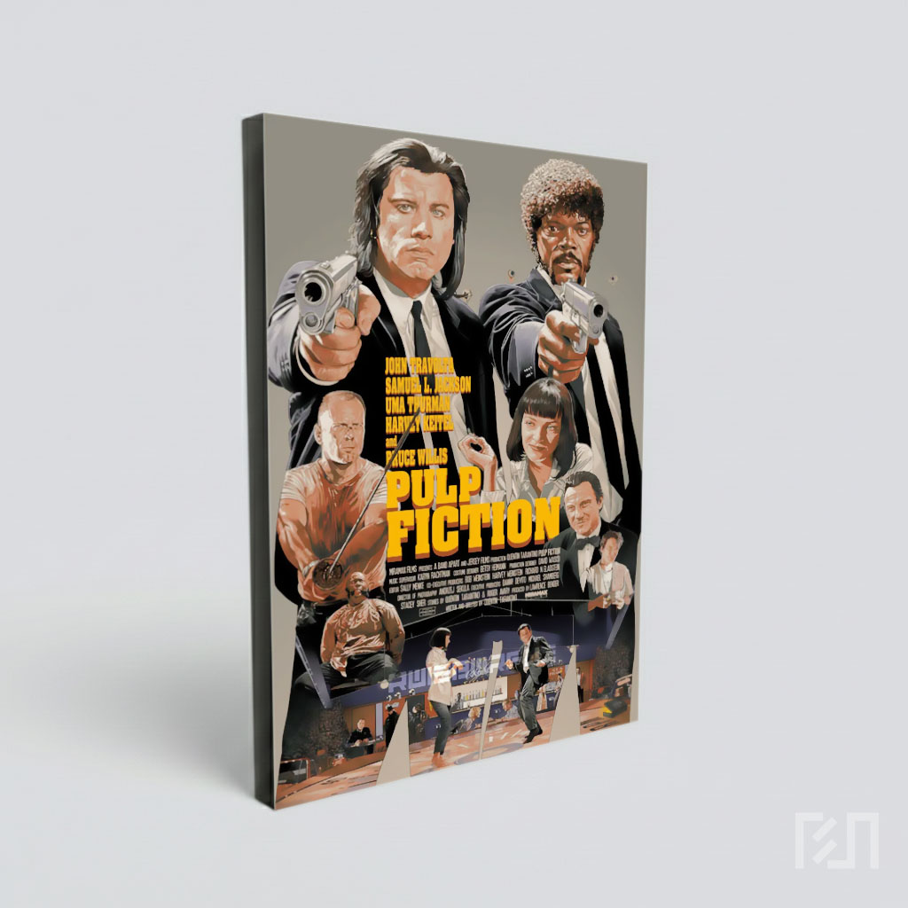 Poster Film Pulp Fiction Klasik