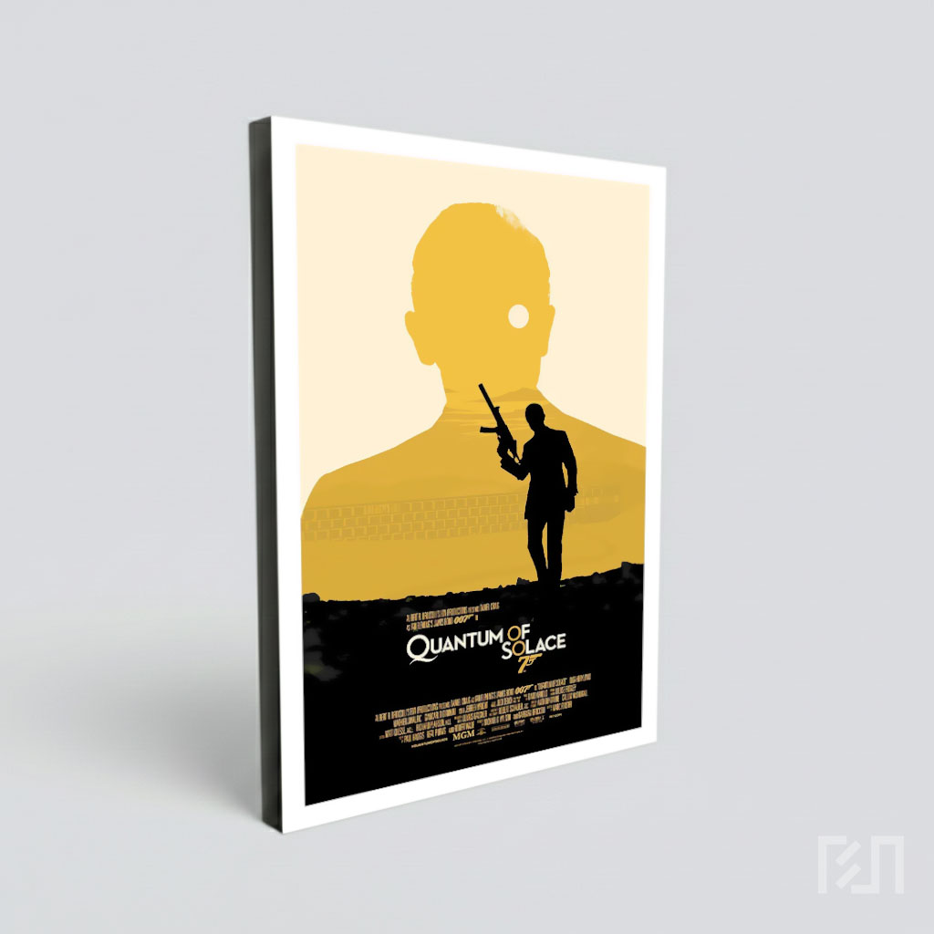Poster Film Quantum of Solace Minimalis