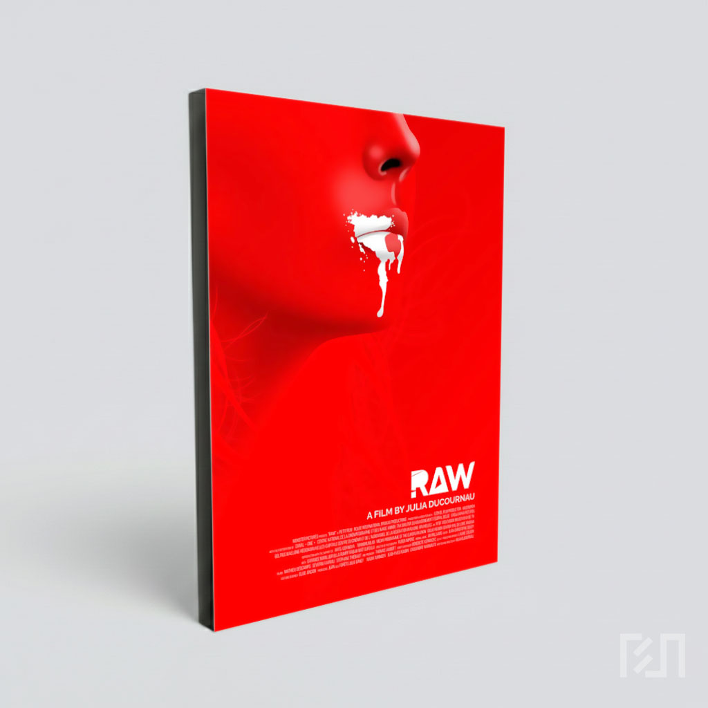 Poster Film Raw Karya Julia Ducournau