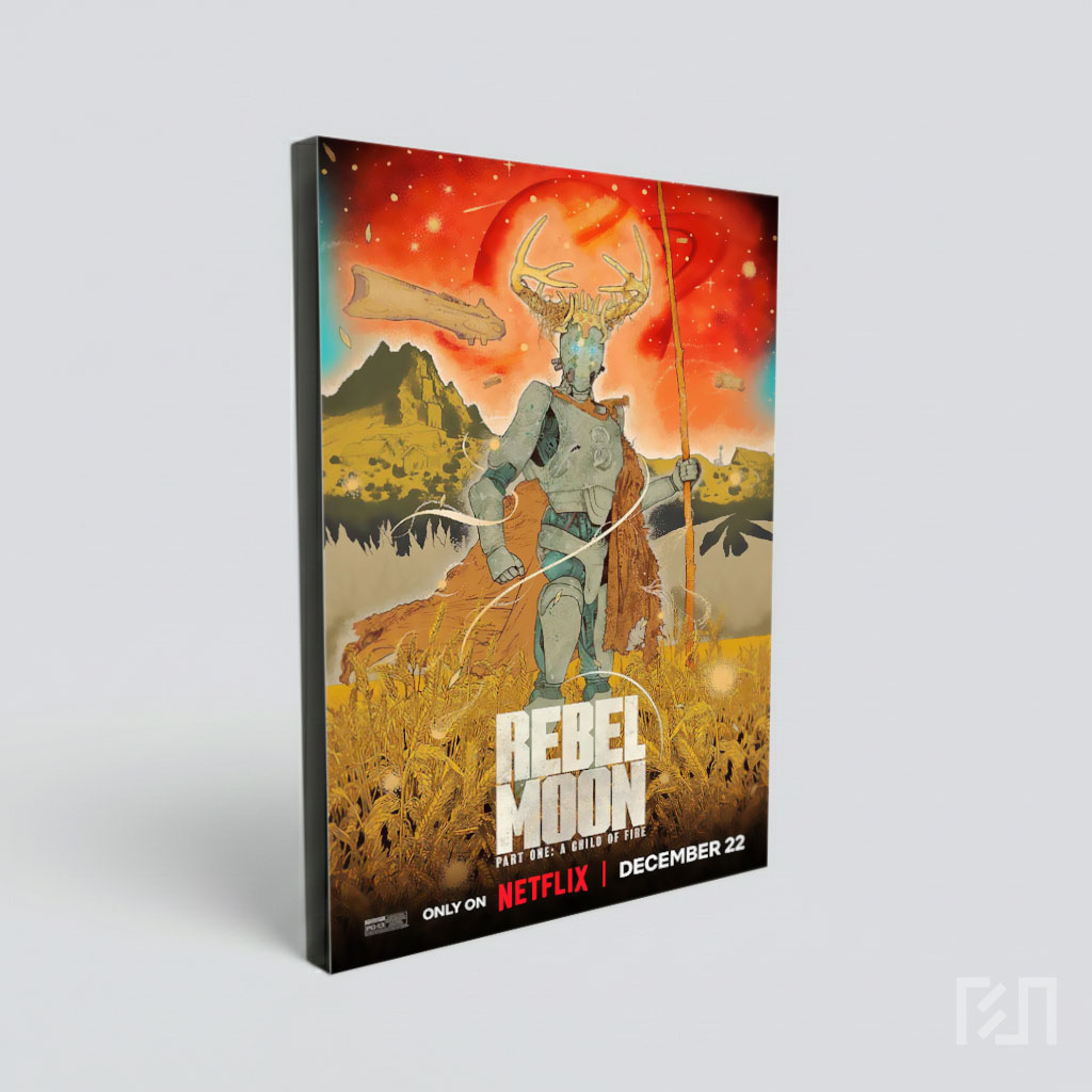 Poster Film Rebel Moon - Seni Robot Ksatria