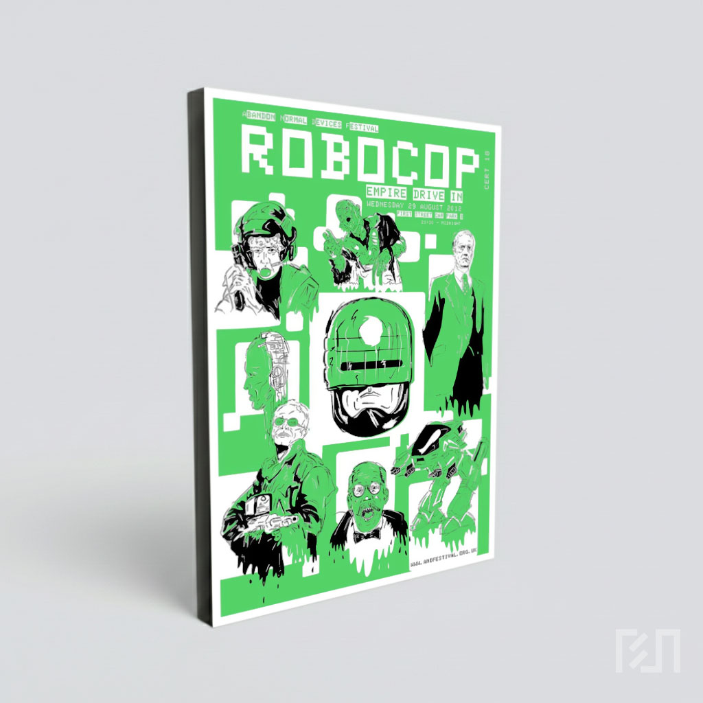 Poster Film Robocop Empire Drive In 2012