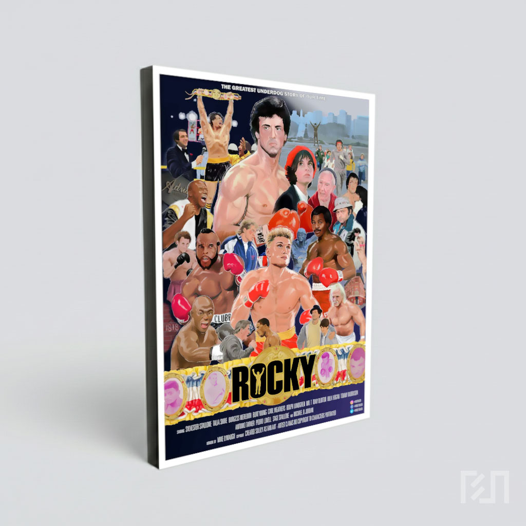 Poster Film Rocky: Koleksi Ikonik Karakter Legendaris