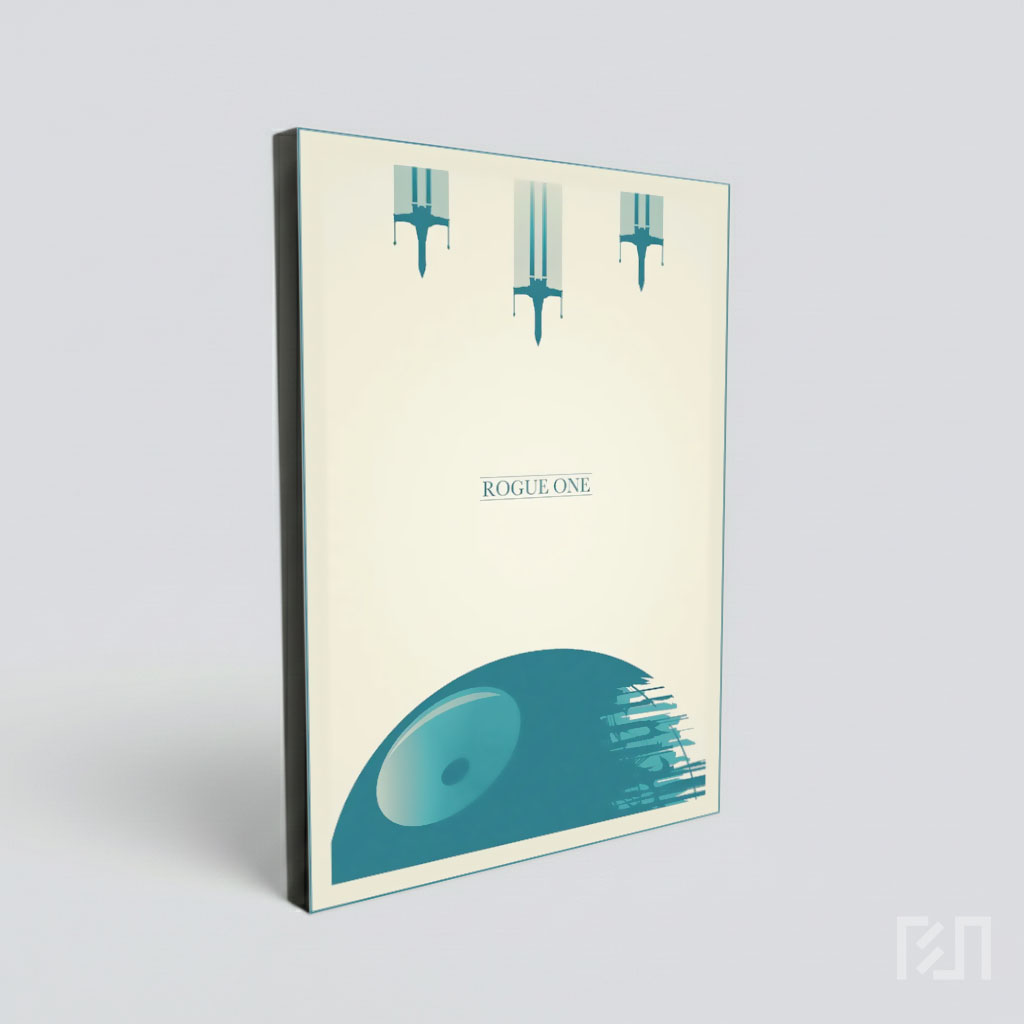 Poster Film Rogue One Star Wars Minimalis