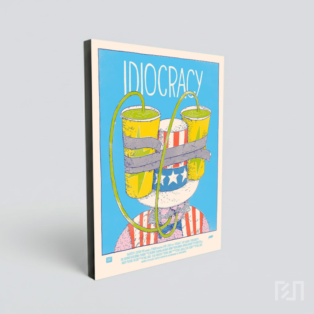 Poster Film Satir Politik Idiocracy