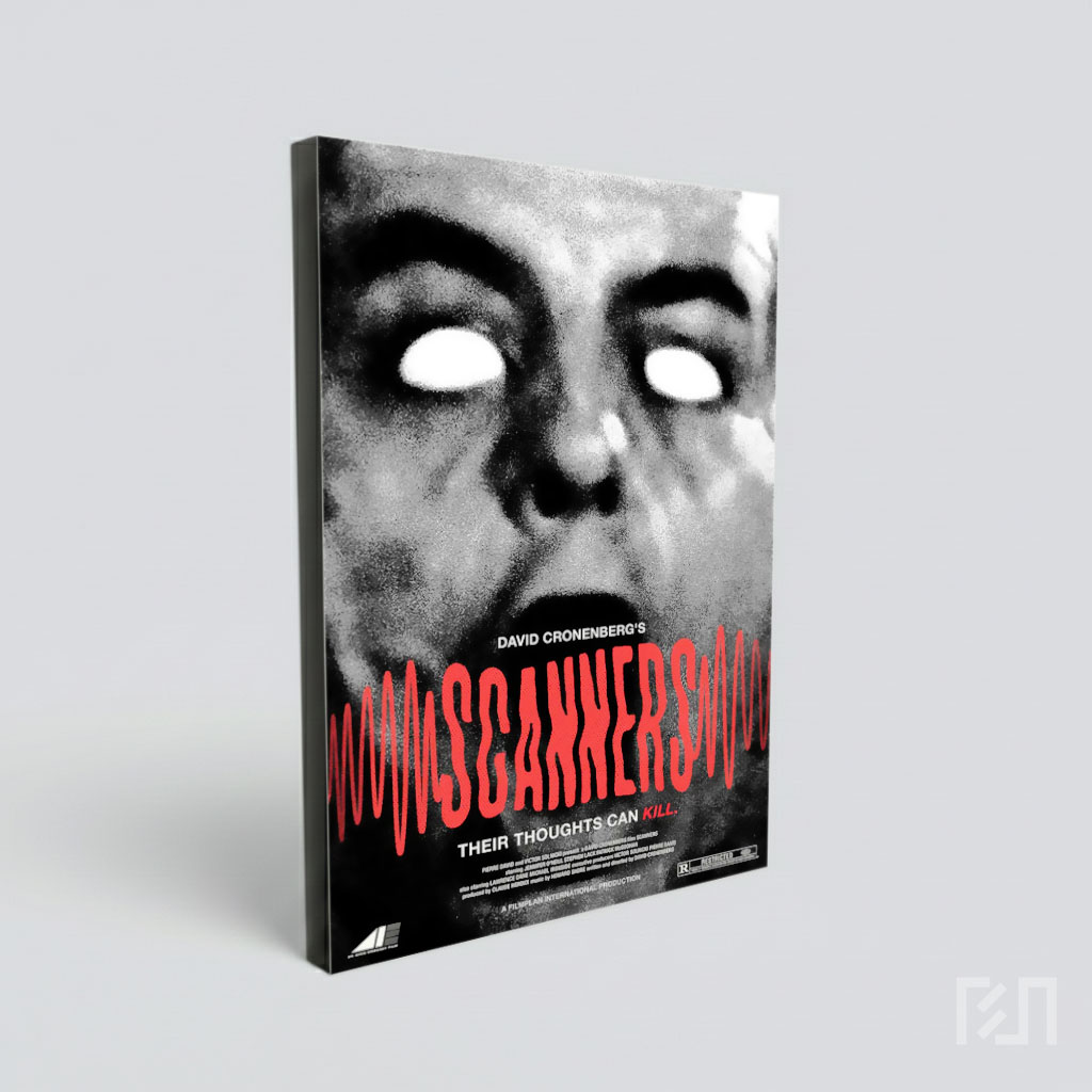 Poster Film Scanners Karya David Cronenberg