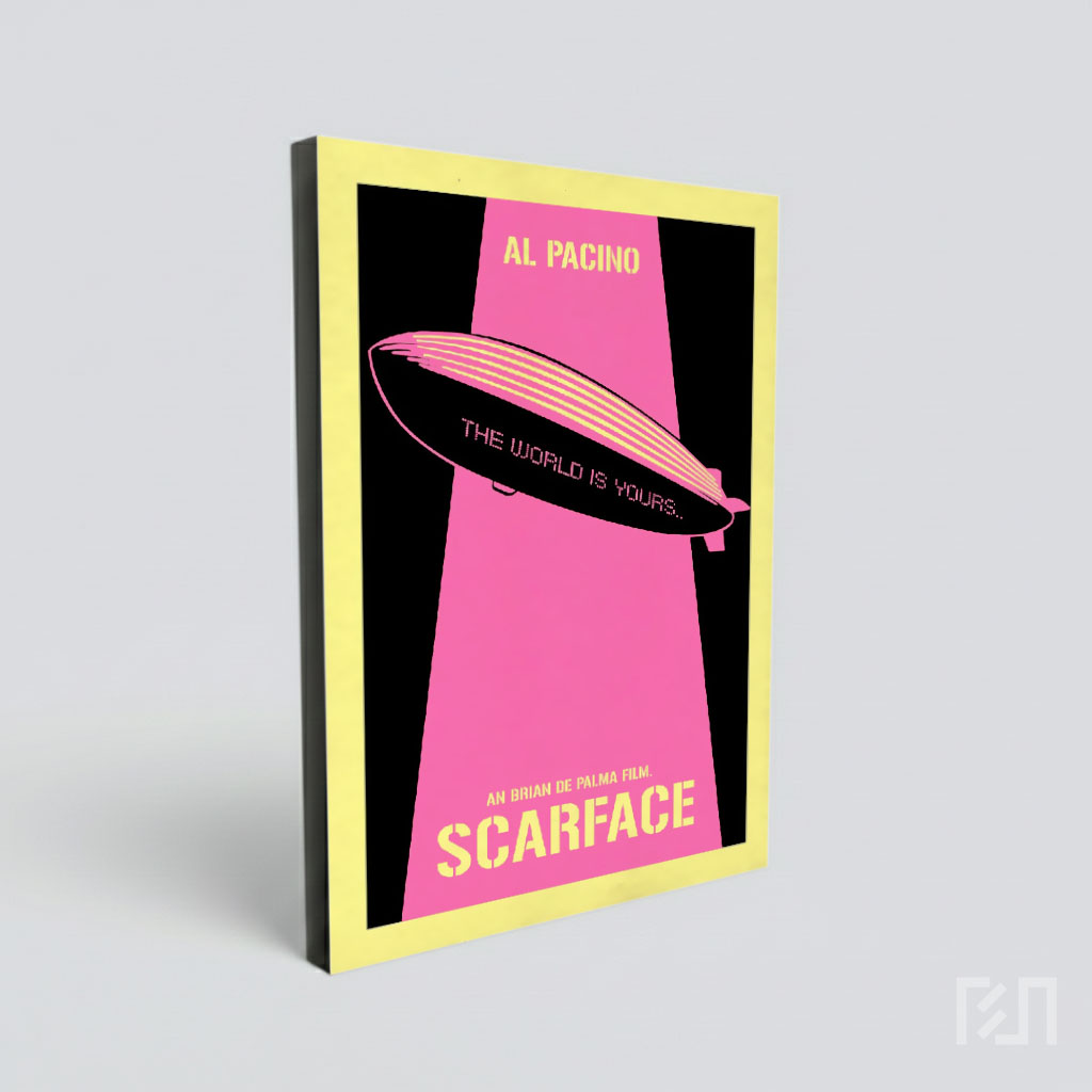 Poster Film Scarface Minimalis