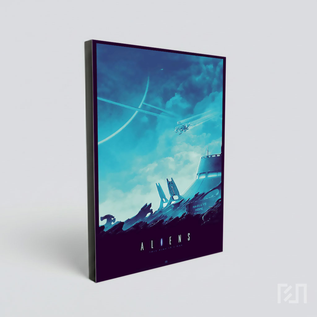 Poster Film Sci-Fi Aliens Hadley's Hope