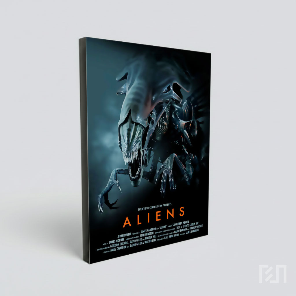 Poster Film Sci-Fi Aliens Xenomorph Queen