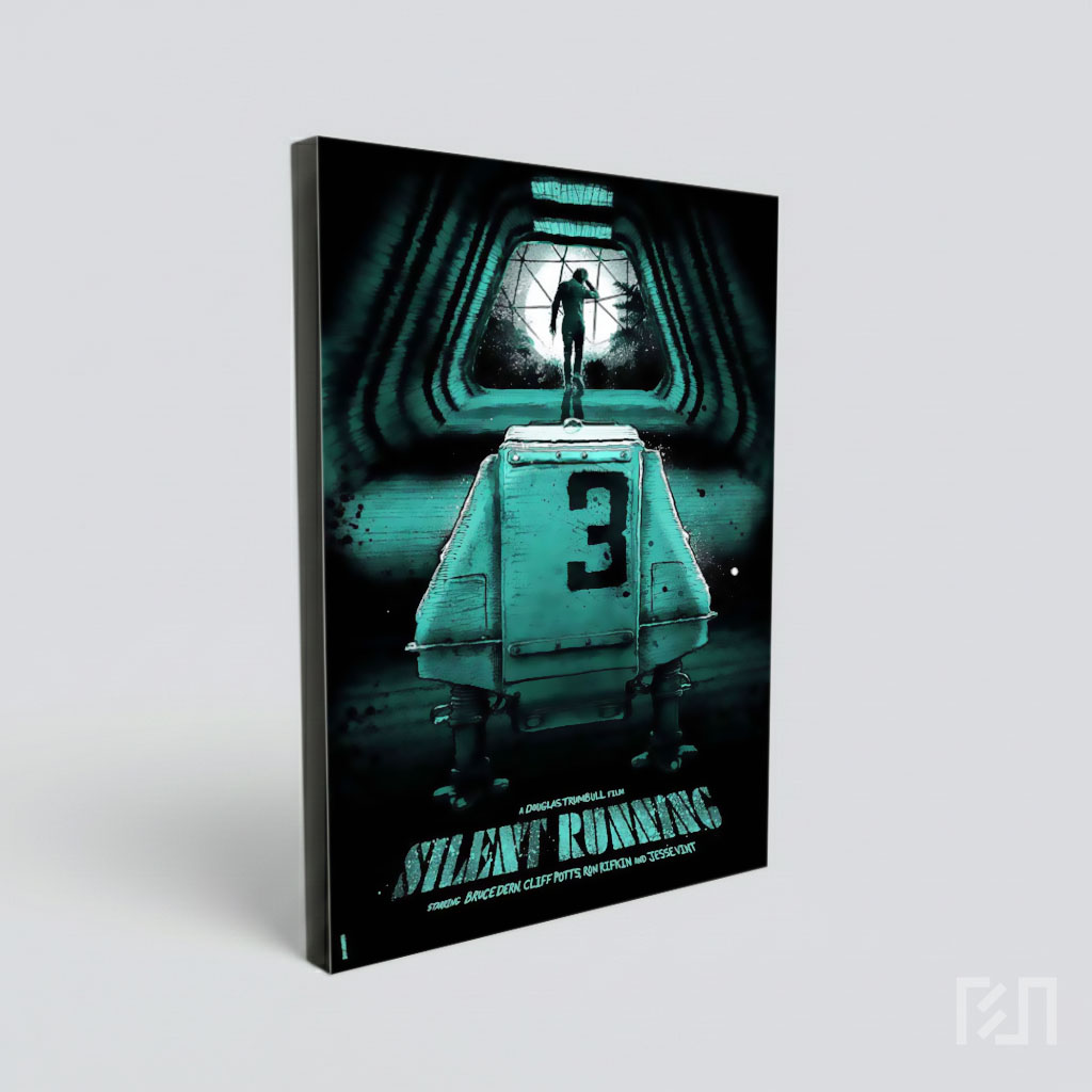 Poster Film Sci-Fi dengan Robot Nomor 3