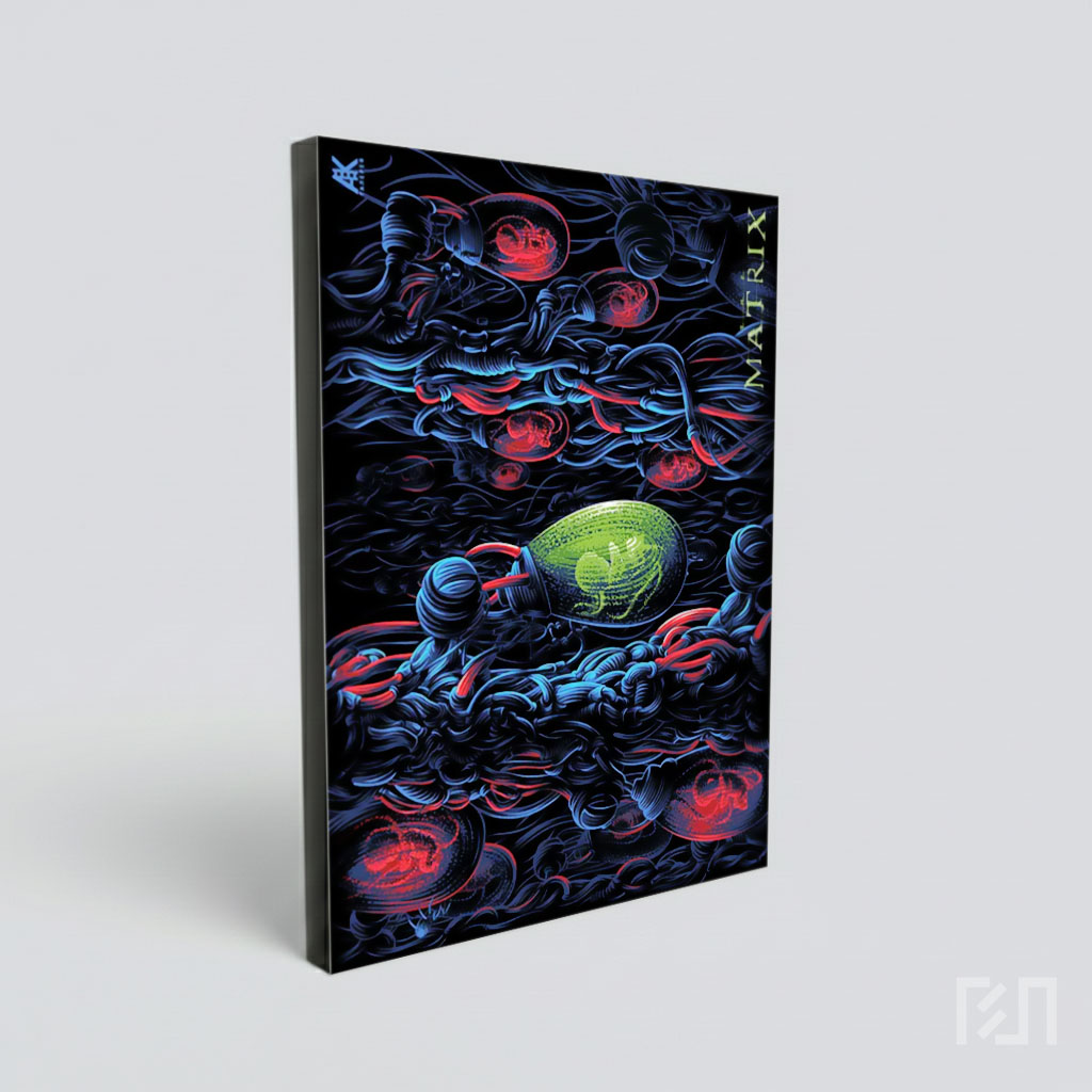 Poster Film Sci-Fi The Matrix Pods