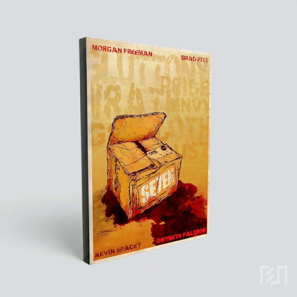 Poster Film Se7en (1995) - Thriller Psikologis