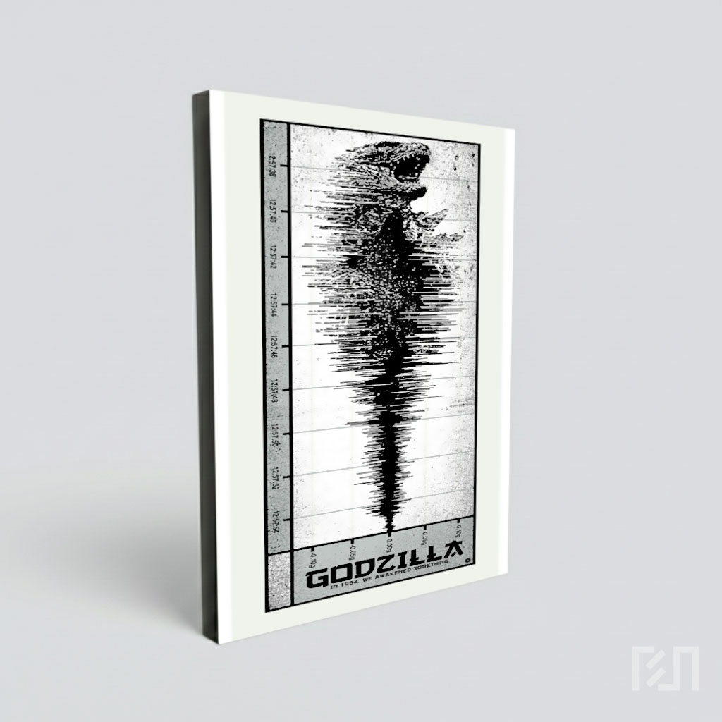 Poster Film Seismograf: Visualisasi Getaran Gempa
