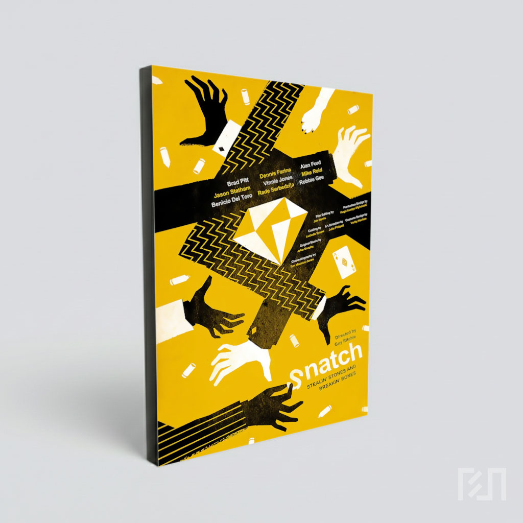 Poster Film Snatch Karya Guy Ritchie Minimalis
