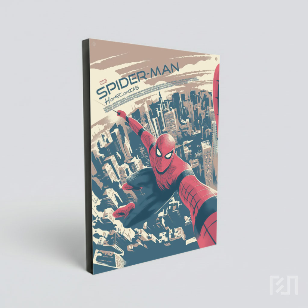 Poster Film Spider-Man: Homecoming Ilustrasi Keren