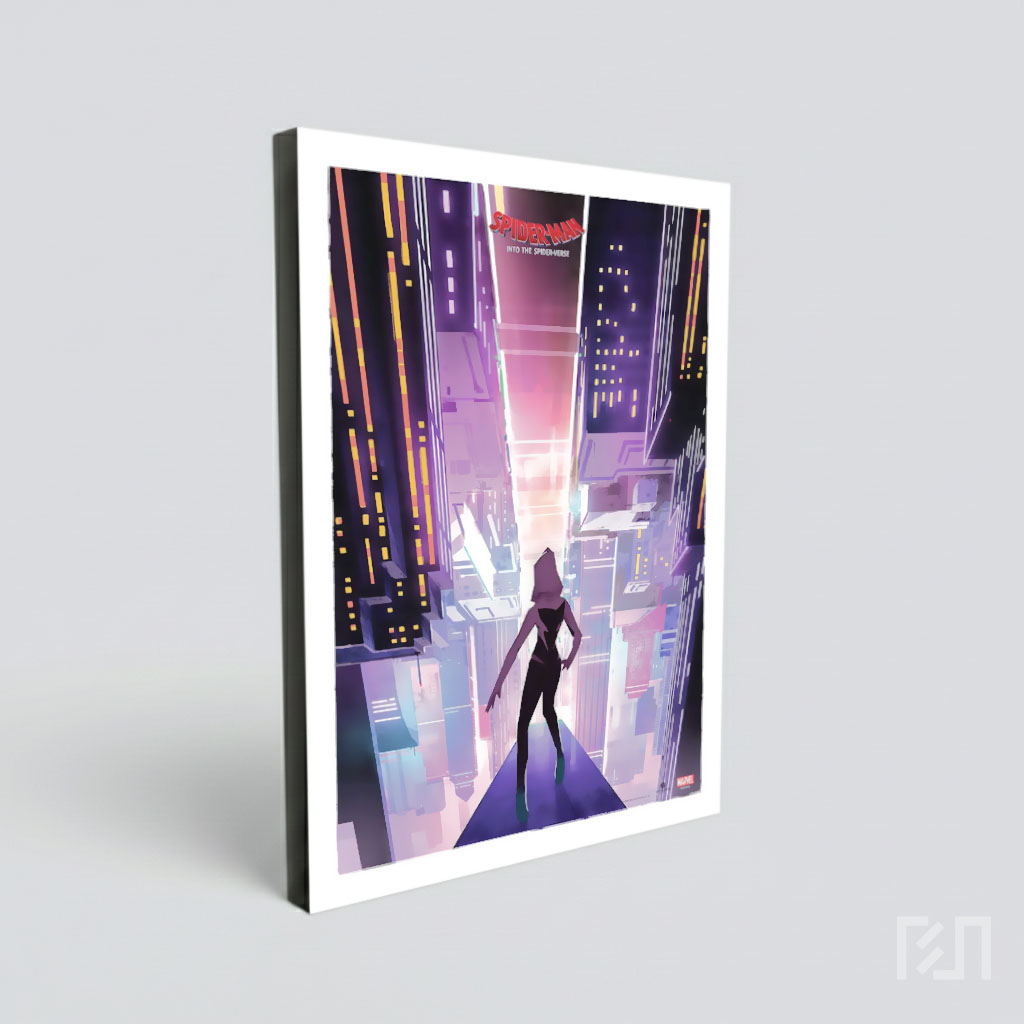 Poster Film Spider-Verse dengan Karakter