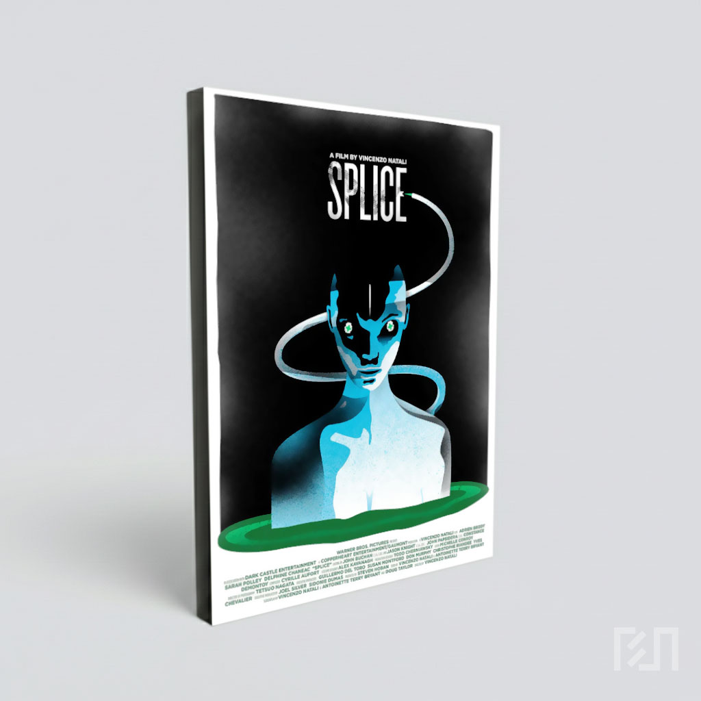 Poster Film Splice (2009) - Seni Ilustrasi Sci-Fi