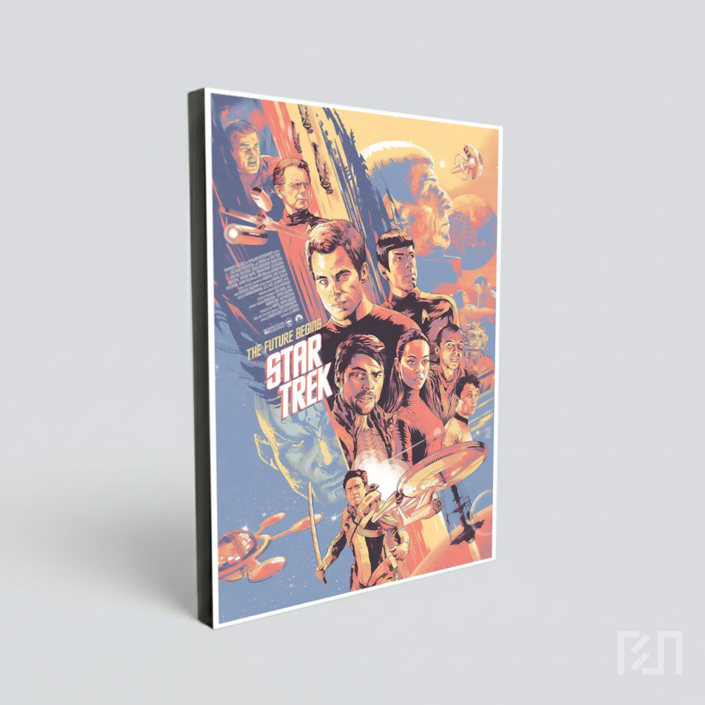 Poster Film Star Trek (2009) - Seni Ilustrasi