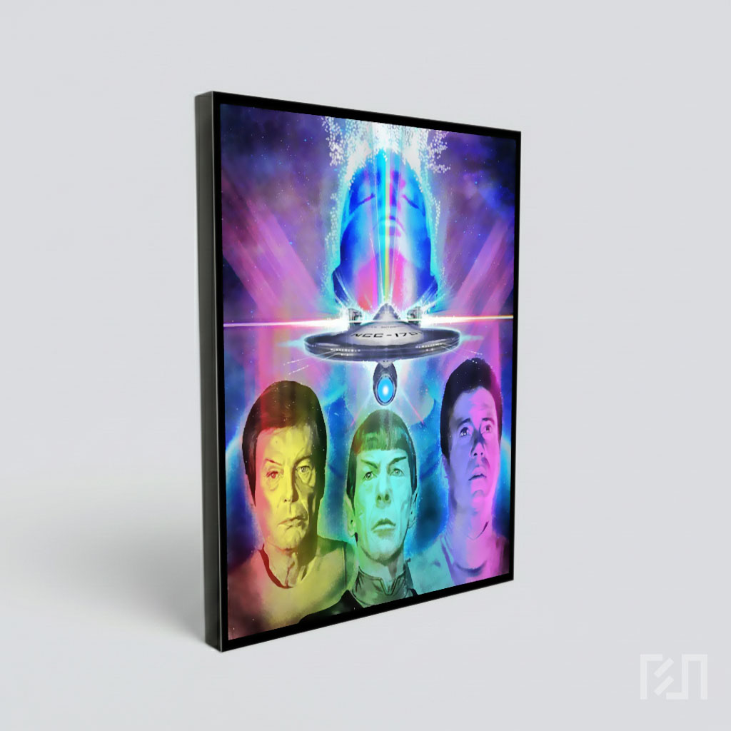 Poster Film Star Trek dengan Karakter Klasik