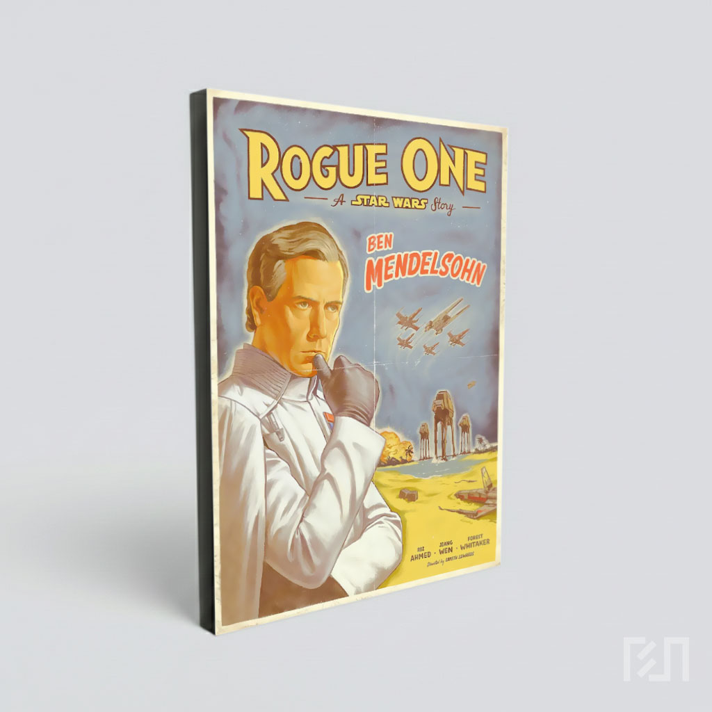 Poster Film Star Wars Menampilkan Ben Mendelsohn