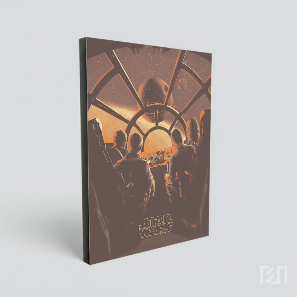 Poster Film Star Wars Millennium Falcon