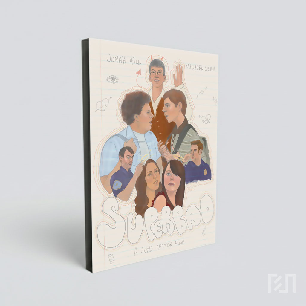 Poster Film Superbad Notebook