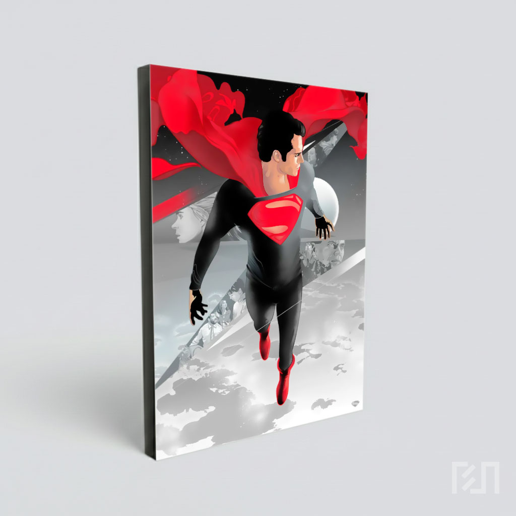 Poster Film Superman Black Suit