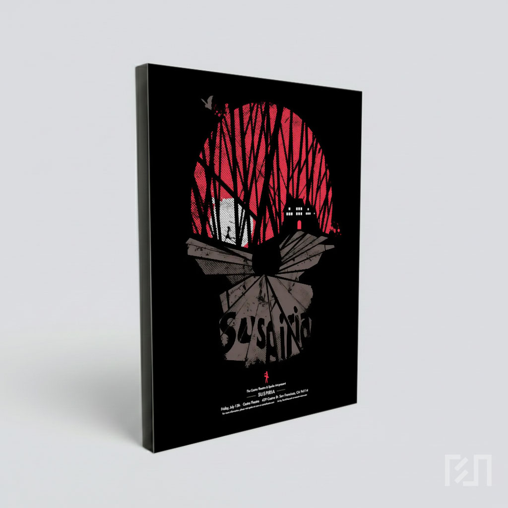 Poster Film Suspiria Horor Seni Gelap