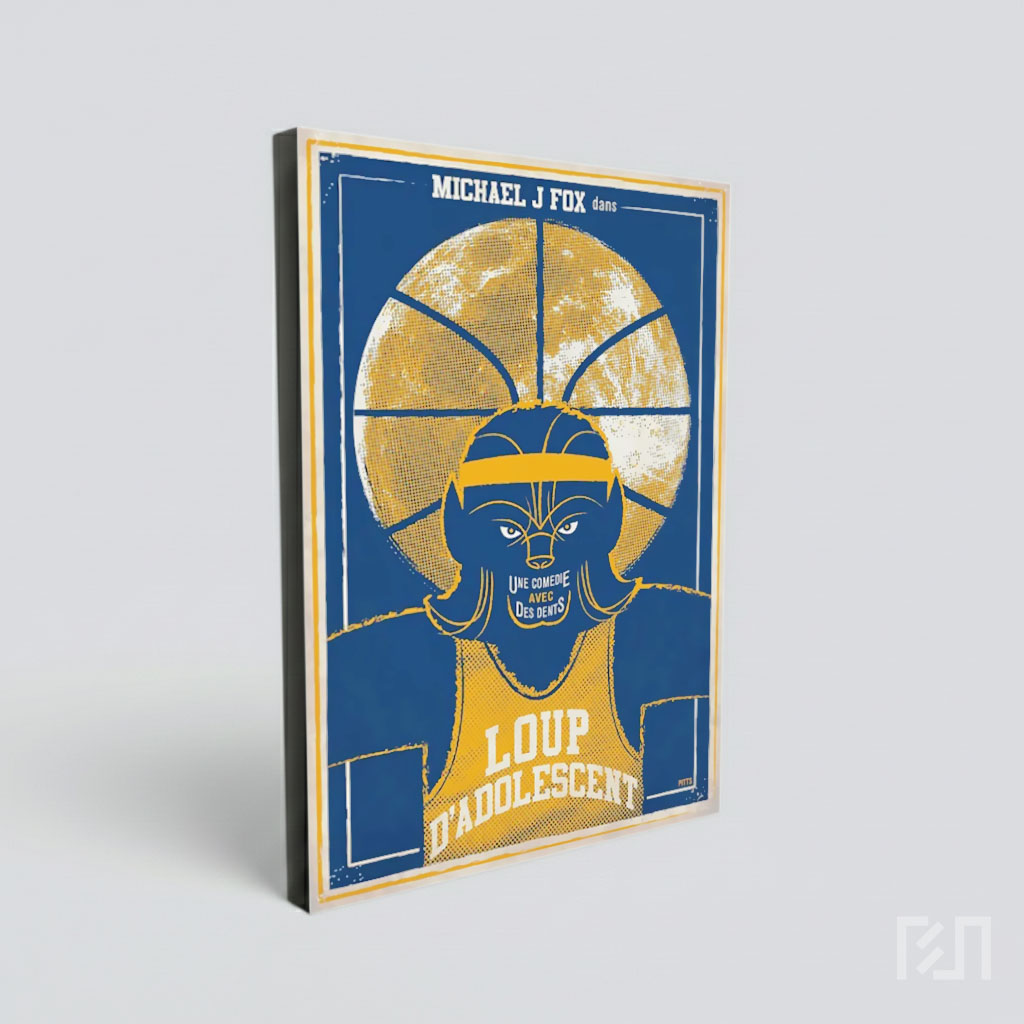 Poster Film Teen Wolf - Komedi Basket Klasik