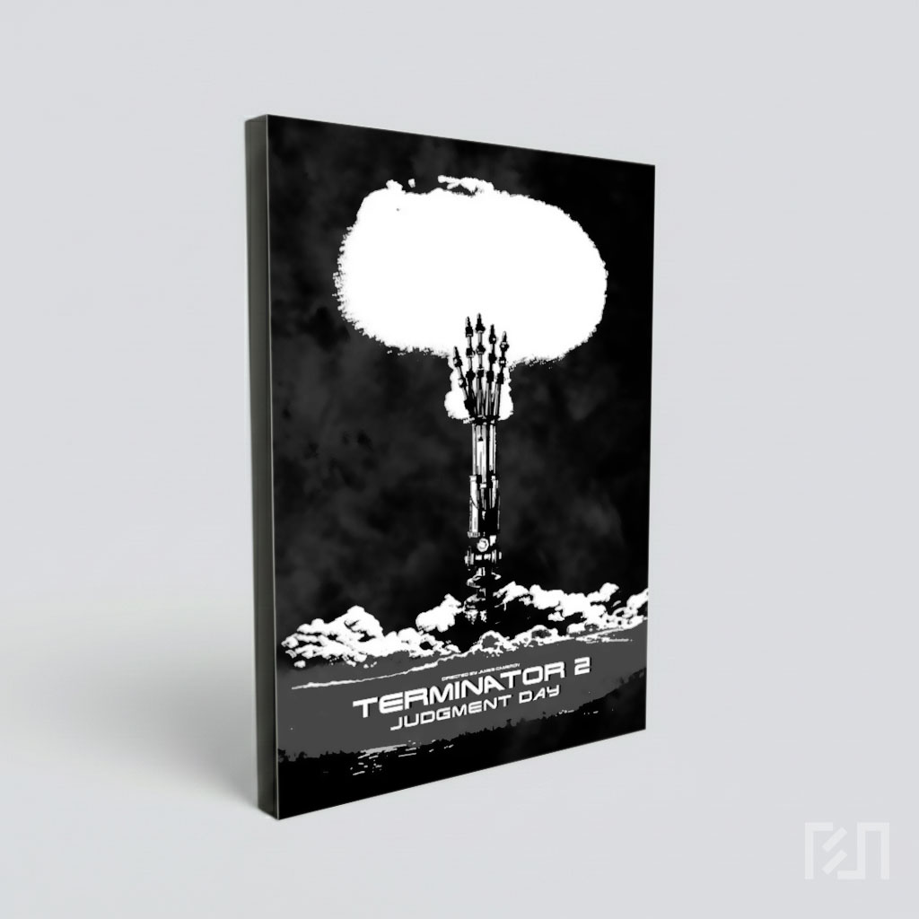 Poster Film Terminator: Tangan Robot Ikonik