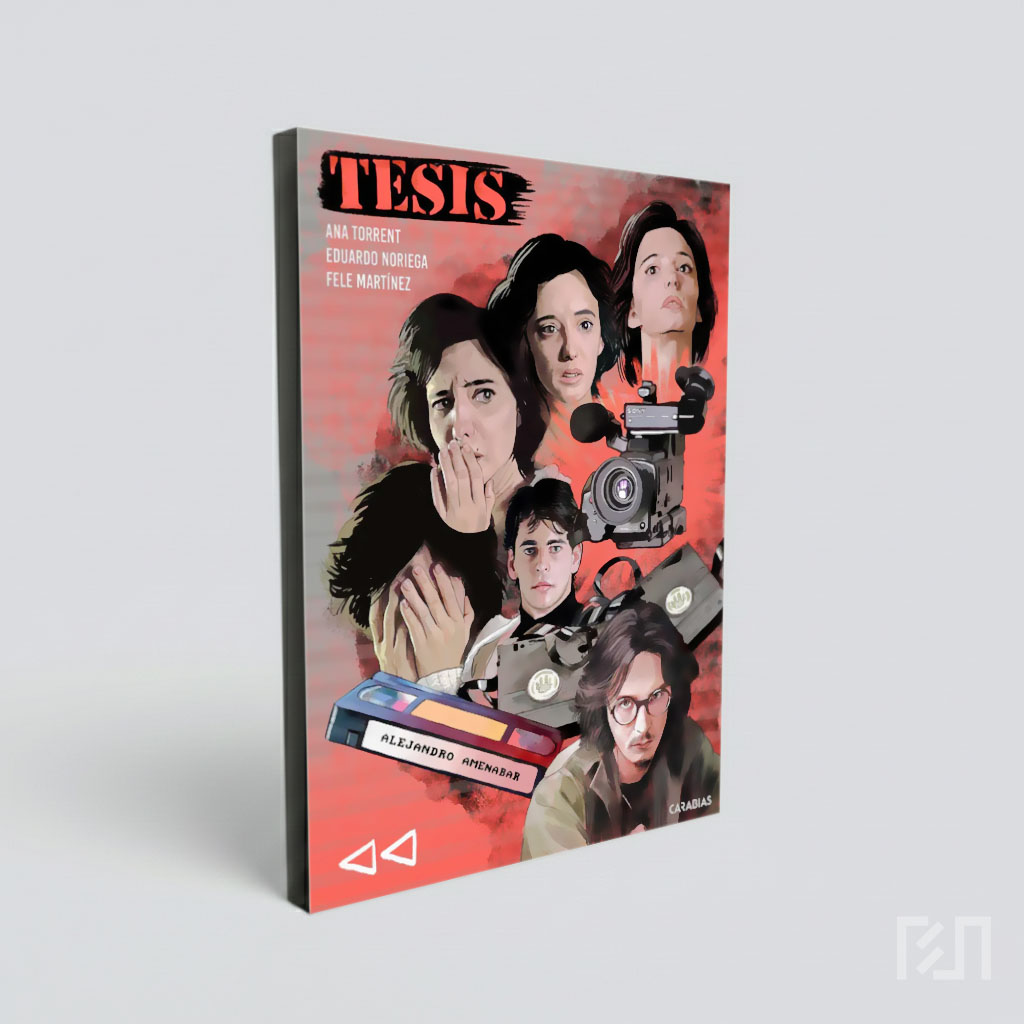 Poster Film Tesis (1996) Karya Alejandro Amenábar