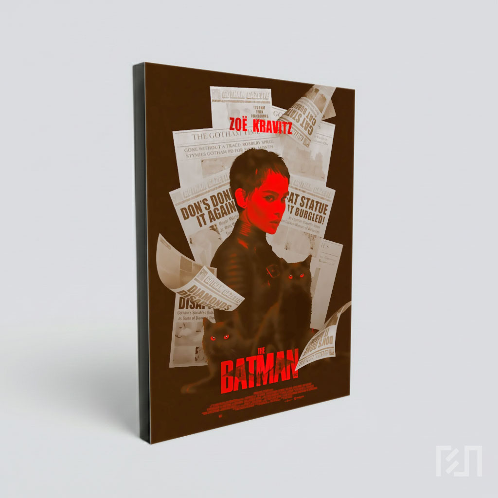 Poster Film The Batman: Catwoman dan Kucing Hitam