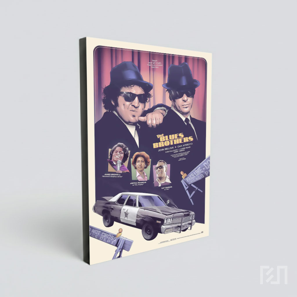 Poster Film The Blues Brothers Ilustrasi