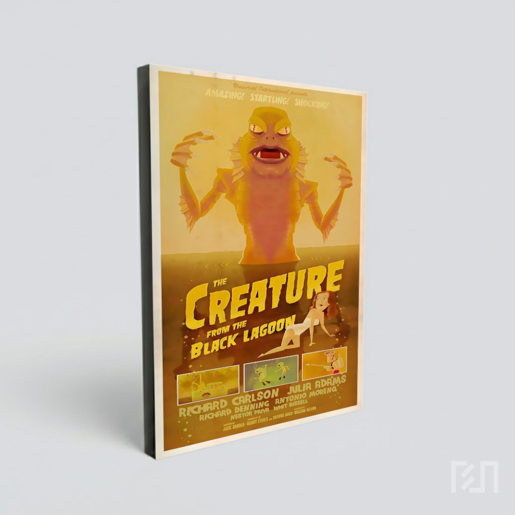 Poster Film The Creature from the Black Lagoon