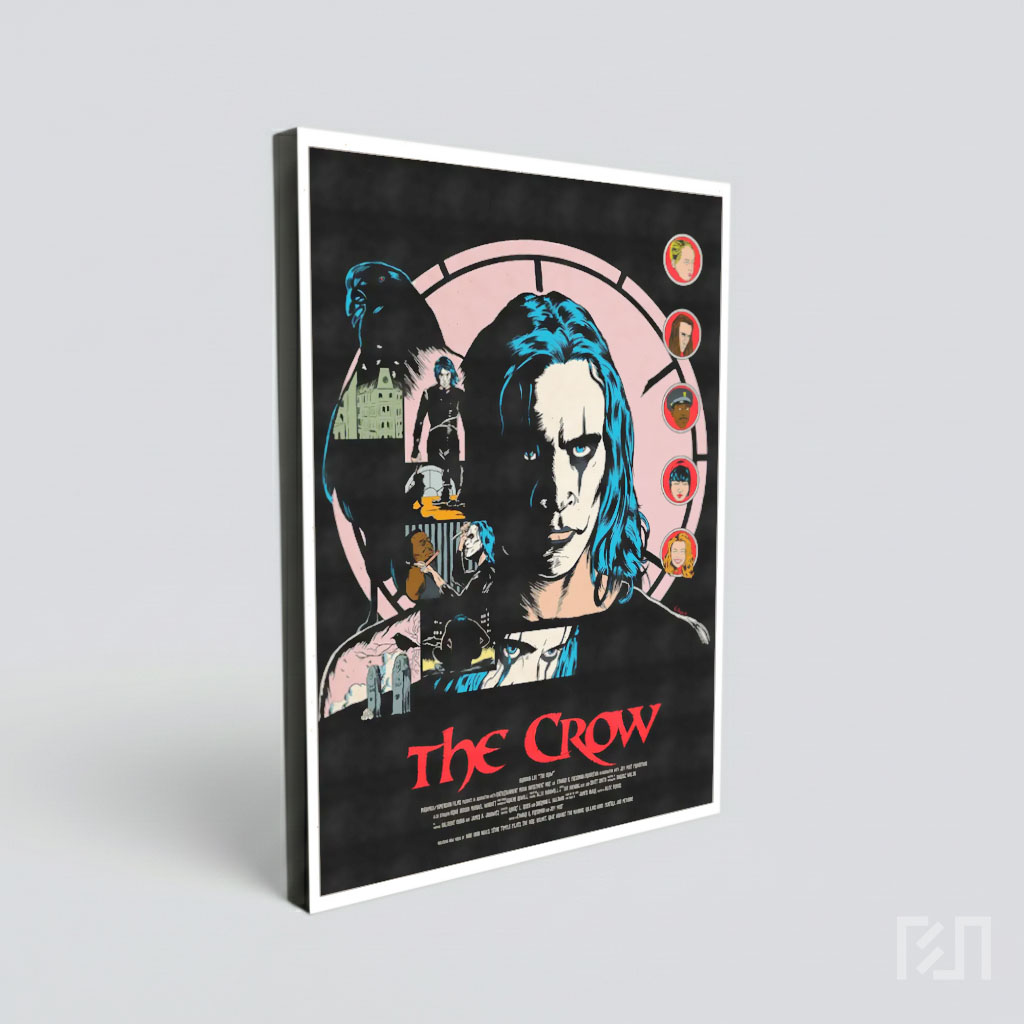 Poster Film The Crow: Seni Ilustrasi Ikonik