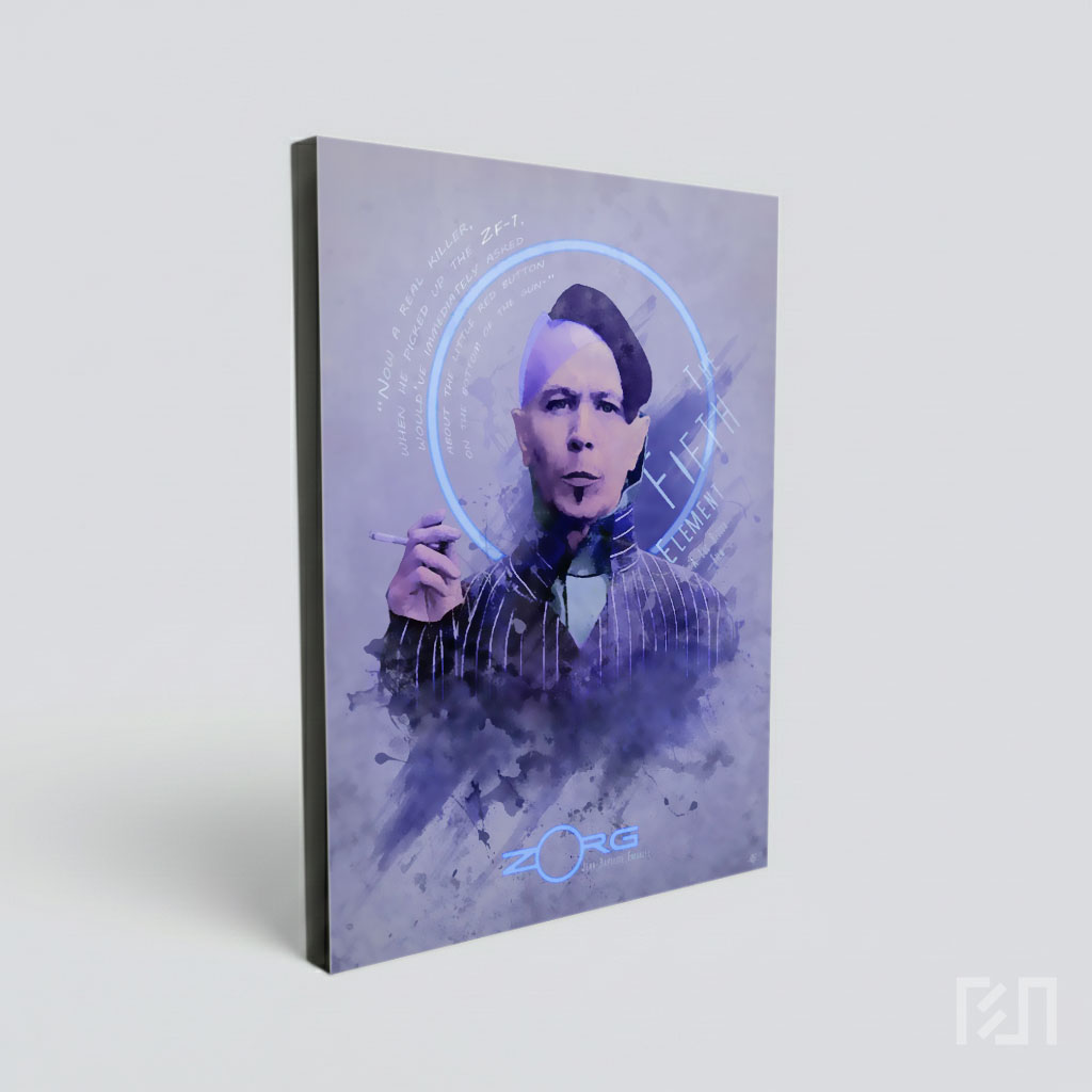 Poster Film The Fifth Element Jean-Baptiste Emanuel Zorg