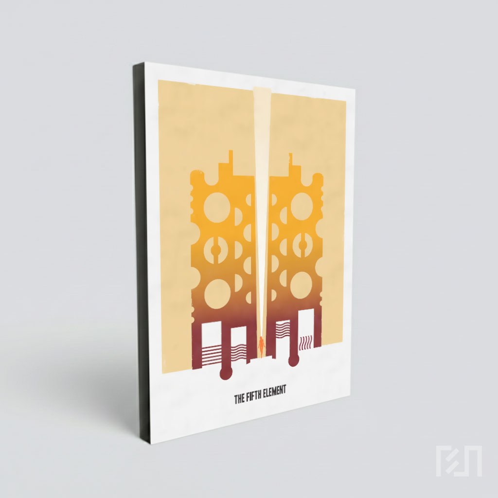 Poster Film The Fifth Element Minimalis