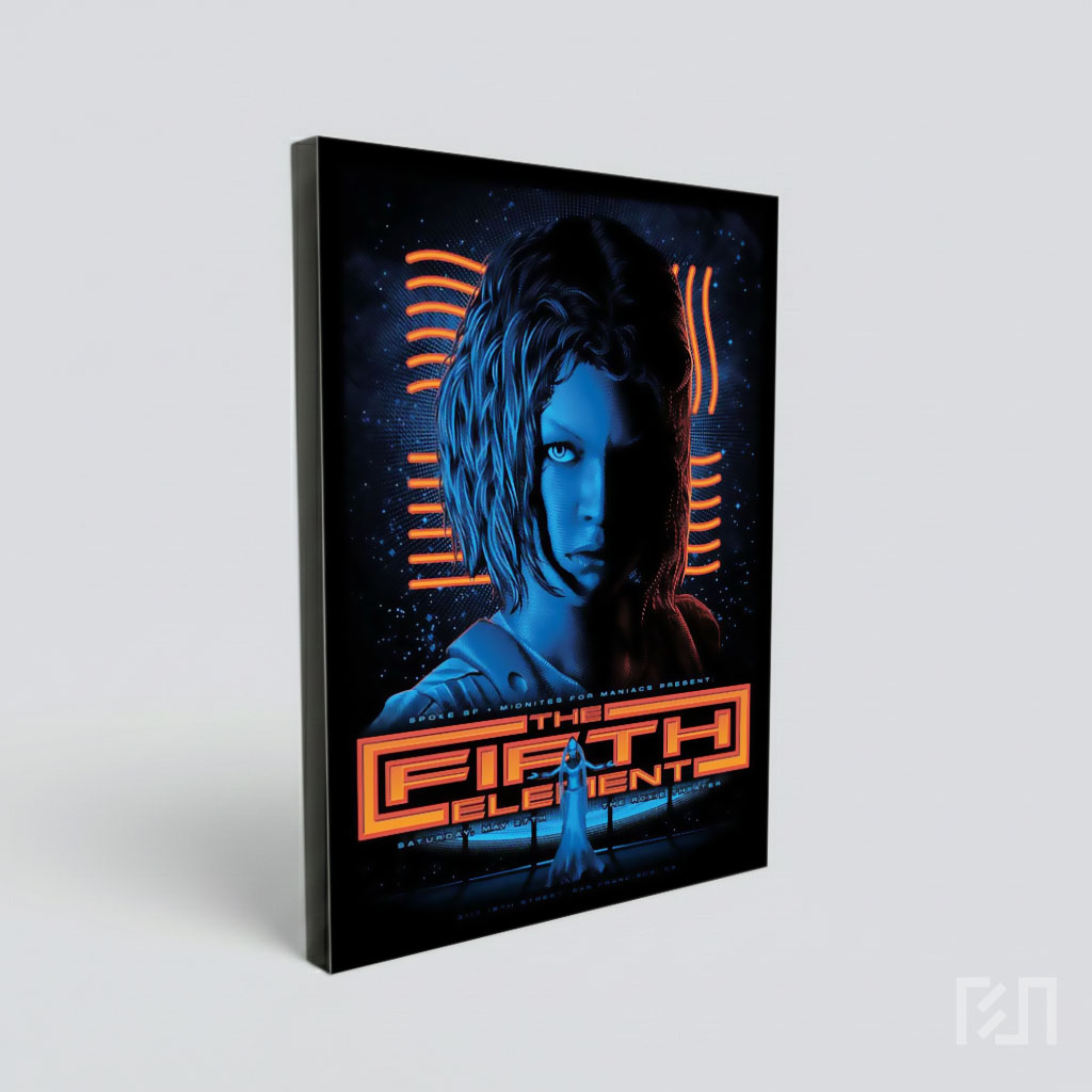 Poster Film The Fifth Element - Seni Grafis Ikonik