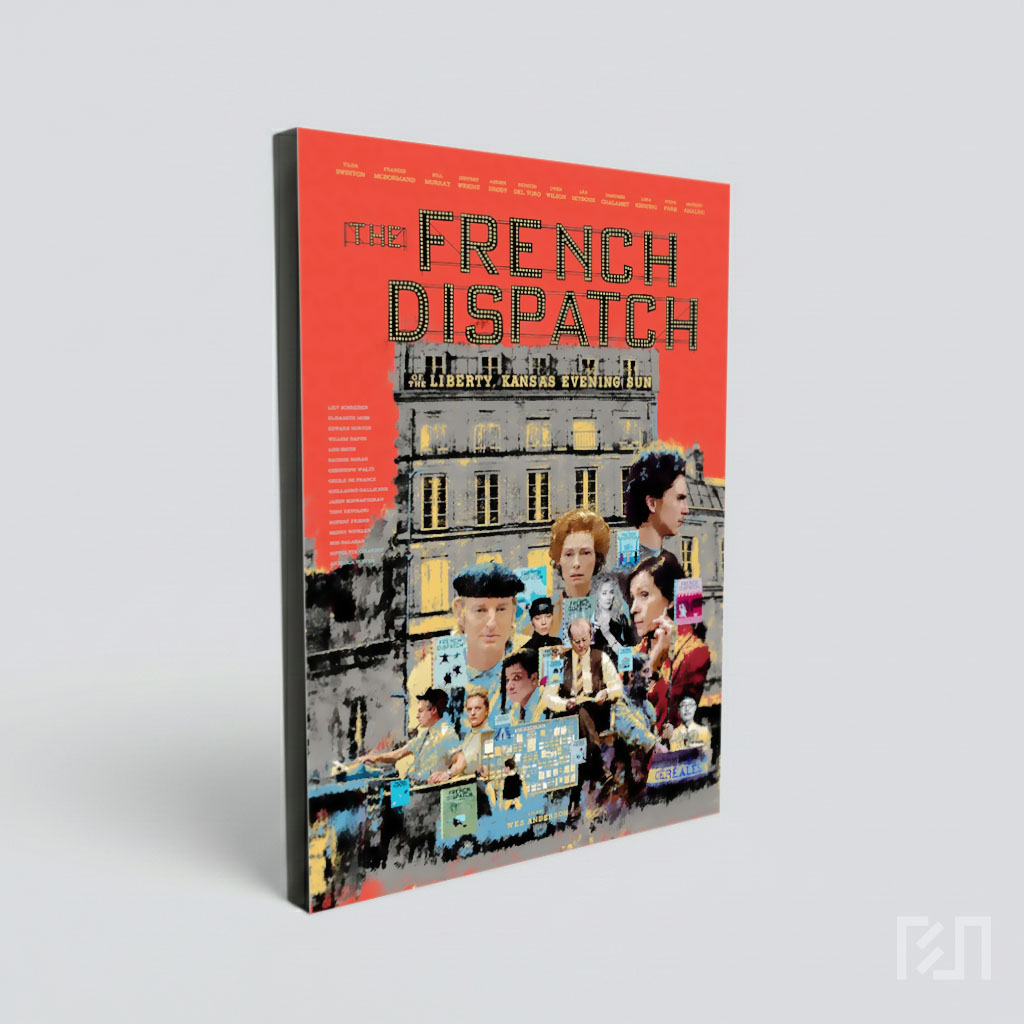 Poster Film The French Dispatch