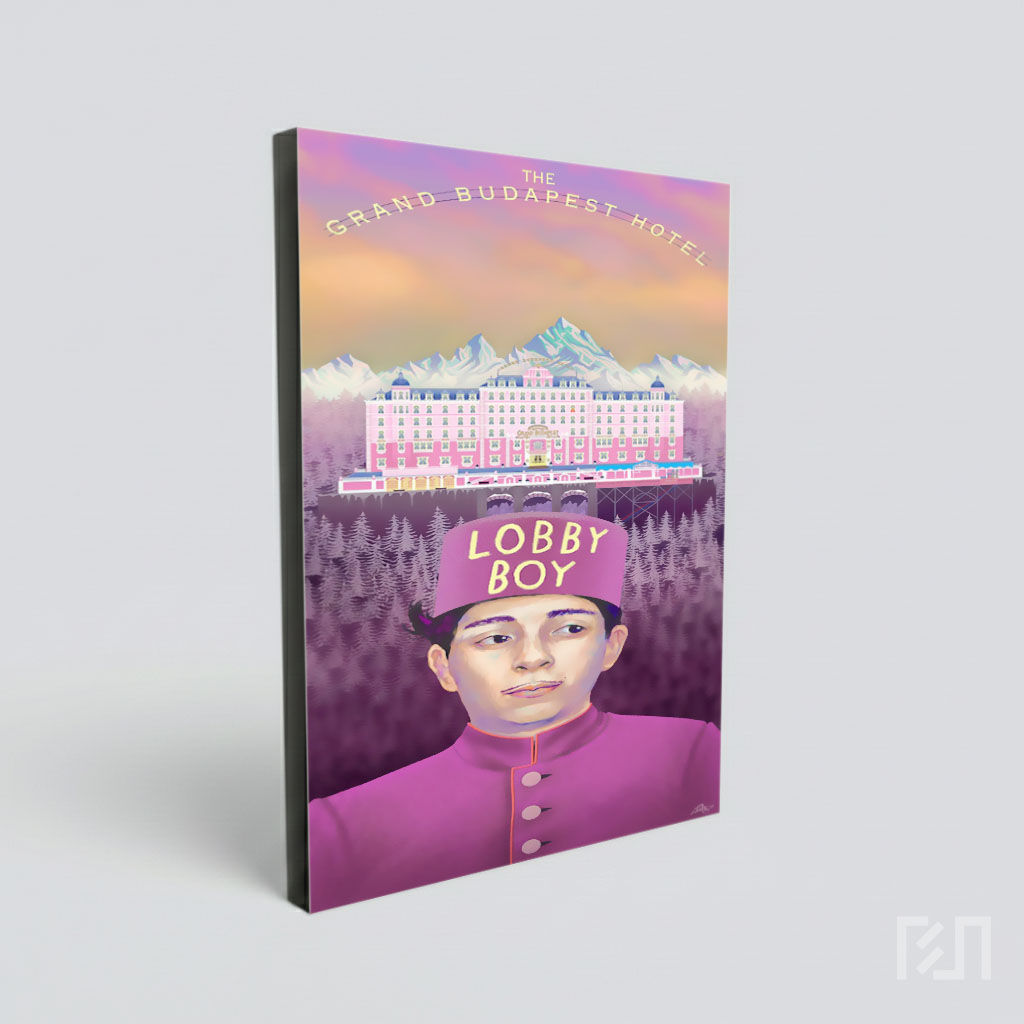 Poster Film The Grand Budapest Hotel Lobby Boy